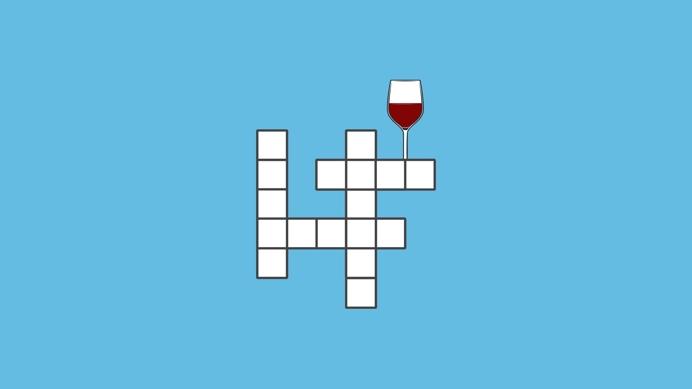 Red Wine Crossword Puzzle – 2021 Edition